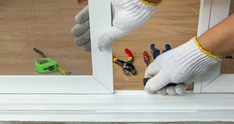 Sliding Glass Door Off Rails Repair in Eustis, FL